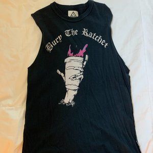 UNIF 'burn the ratchet' muscle tee